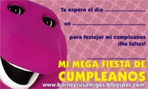 Imágenes de cumpleaños de Barney