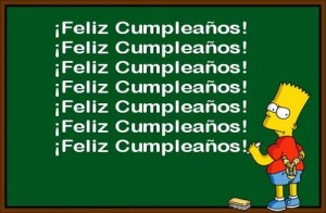 Imágenes de cumpleaños de Bart Simpson