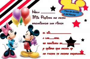 Imagenes de cumpleaños de Mickey Mouse