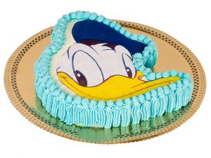 Imágenes de cumpleaños de Pato Donald en pastel 