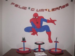 Decoración de cumpleaños de Spiderman
