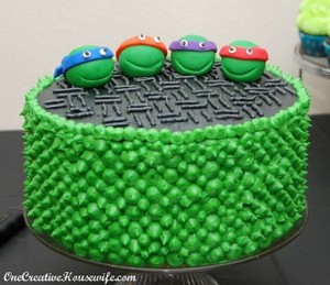 Tortas de cumpleaños de las tortugas Ninjas