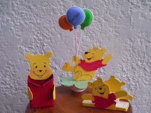 Decoración de cumpleaños de Winnie the Pooh