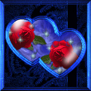 corazón con rosas