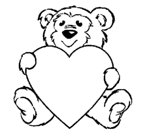 oso corazon