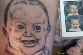 mal tatuaje de bebe