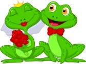 22731616-bride-and-groom-frogs-cartoon-characters