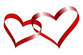 5168272-two-linked-hearts-of-red-ribbon