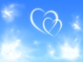 9252684-two-hearts-in-the-sky-with-clouds