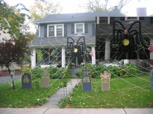 Casas decoradas para Halloween 